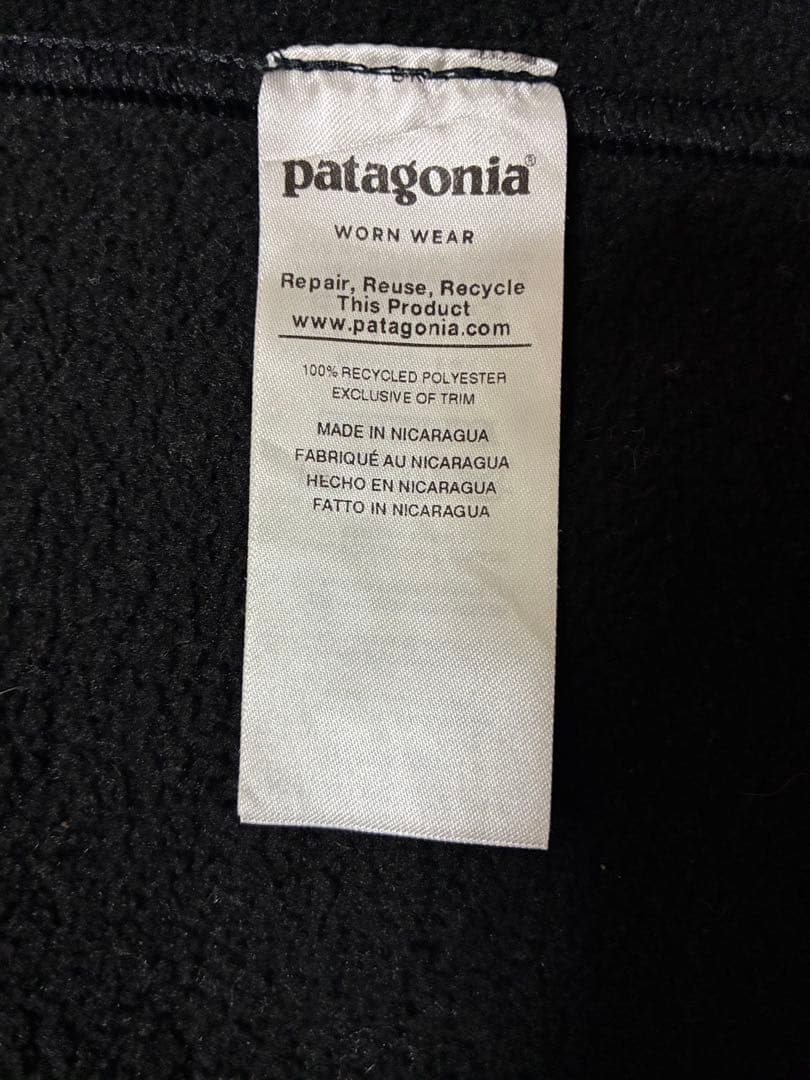 patagonia SYNCHILlAフリース ベストSブラック シンチラ