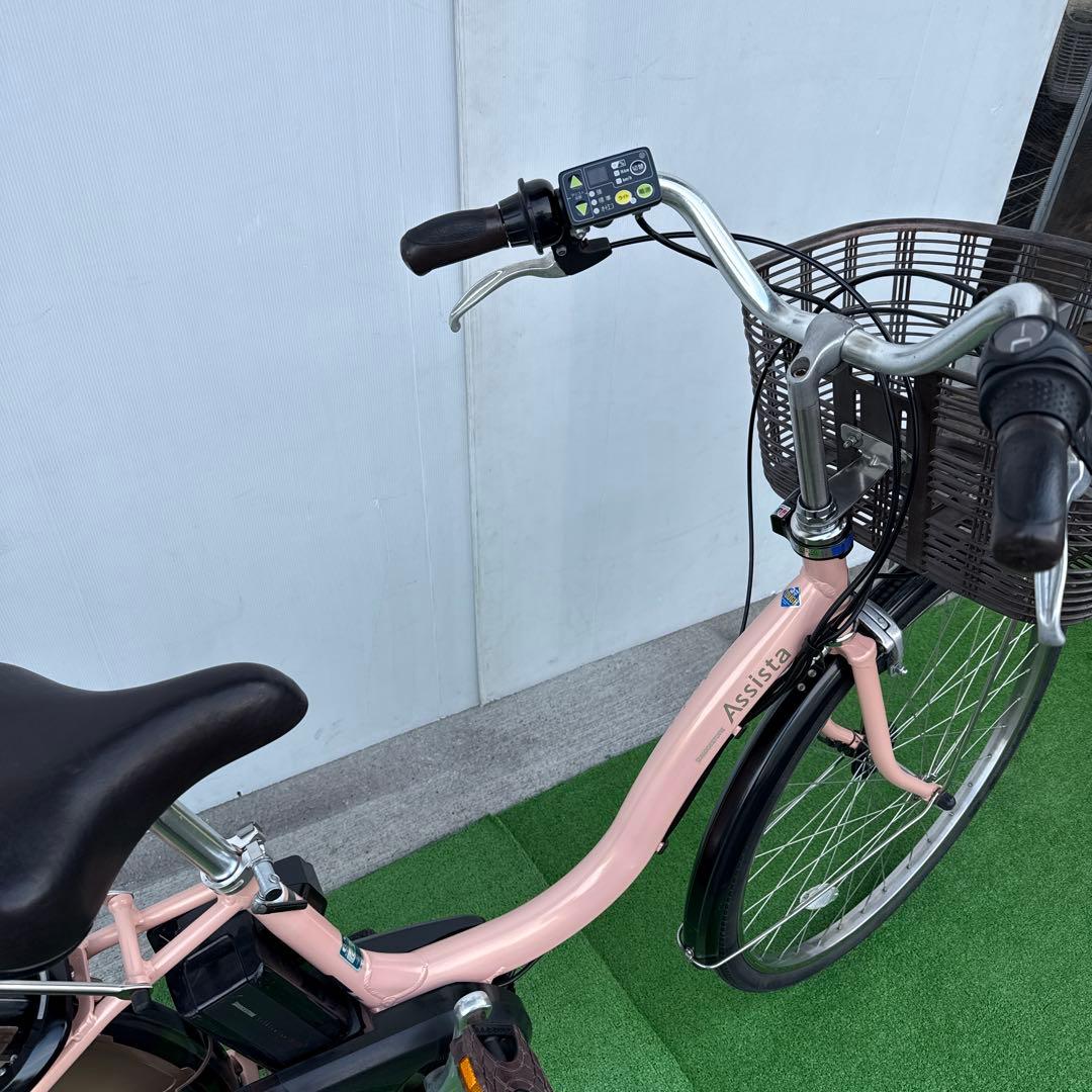 YAMAHAヤマハ電動アシスト自転車26インチ バッテリー12.3Ah ピンク