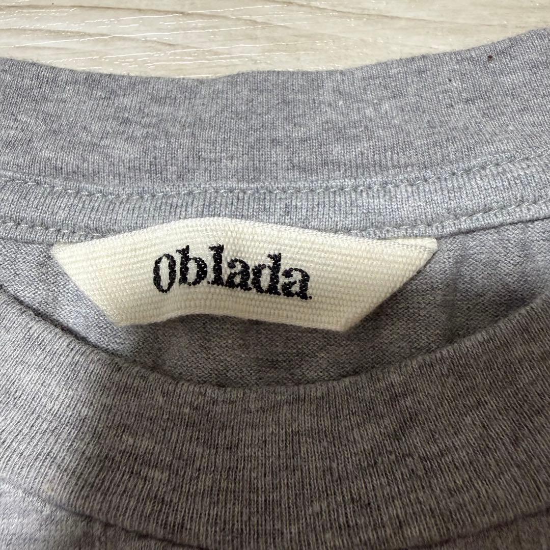 Oblada HELLO TIGER Tシャツ グレー