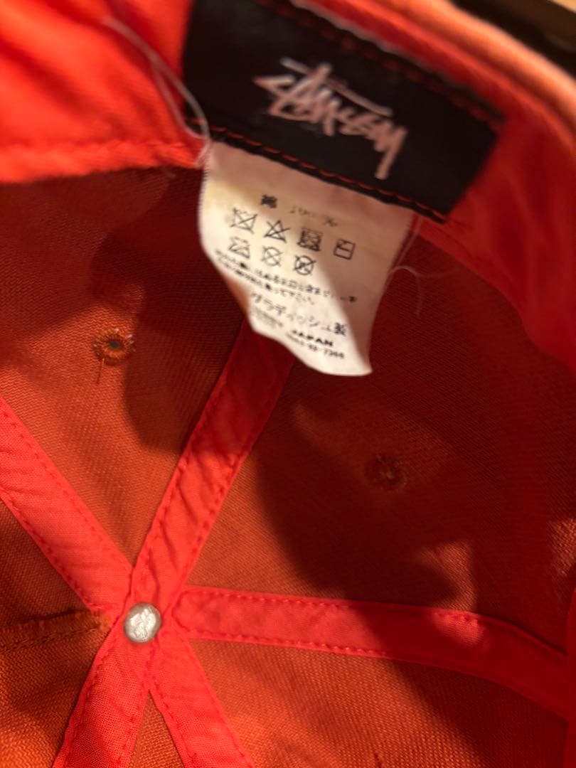 ステューシー　STUSSY キャップ　cap オレンジ