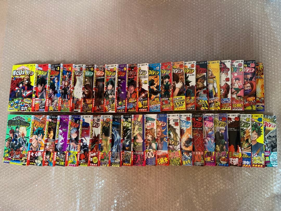 全巻初版帯付き　僕のヒーローアカデミア　1〜42巻+ファンブック1冊　おまけ有り