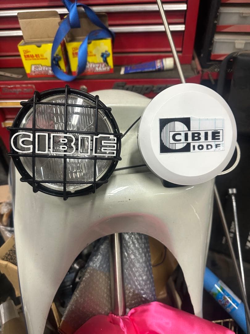 新品　希少　廃盤品　当時物シビエフォグ用ストーンガード/CIBIEライトカバー