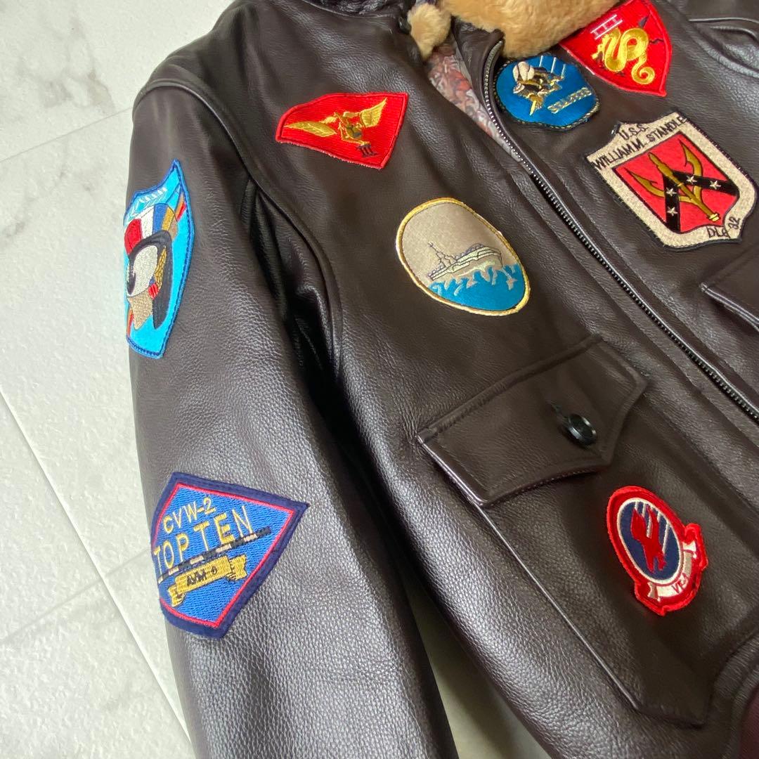 未使用級　TOP GUN G-1 フライトジャケット　Lサイズ