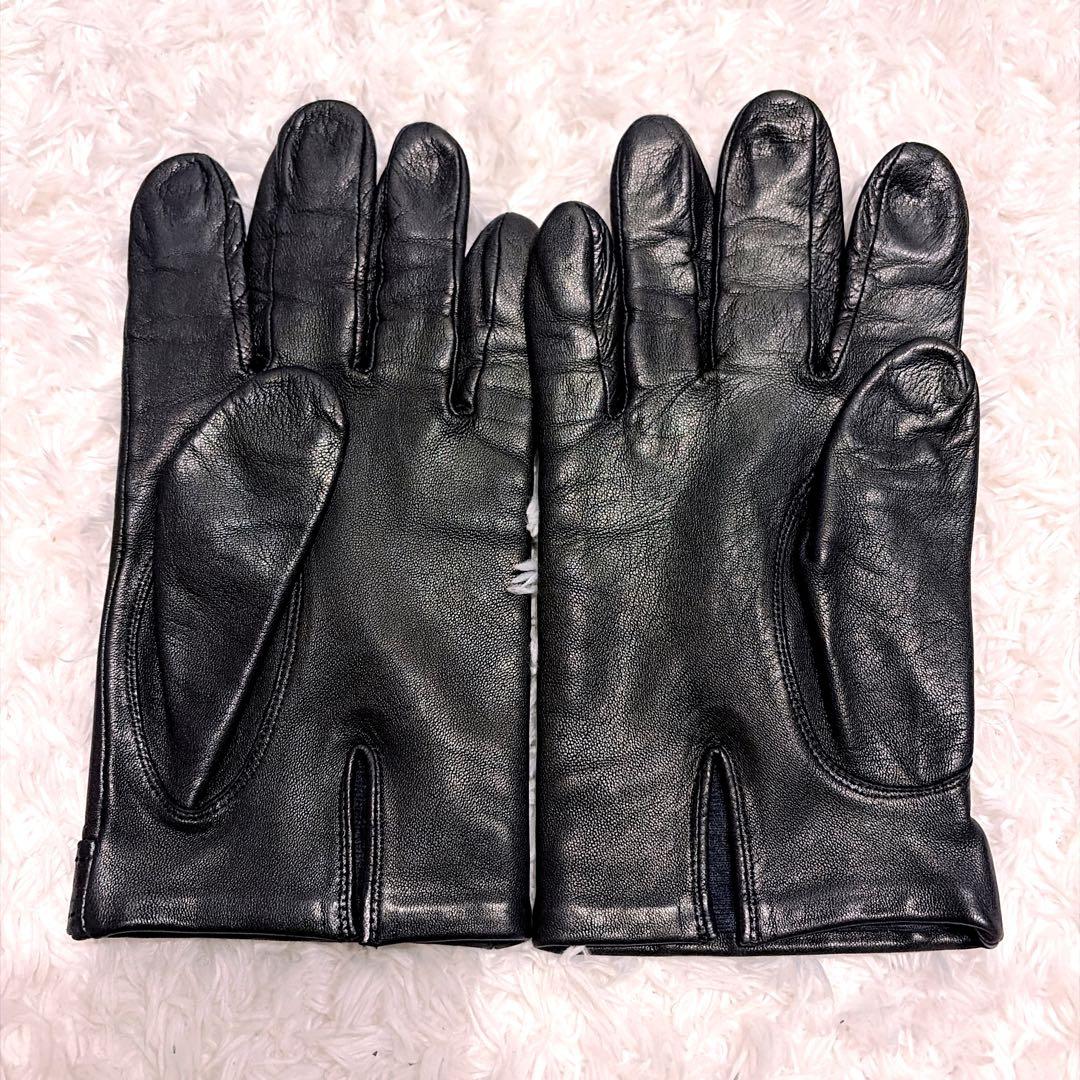 Burberry's バーバリーズ　美品✨羊革手袋 ラムレザー　ブラック