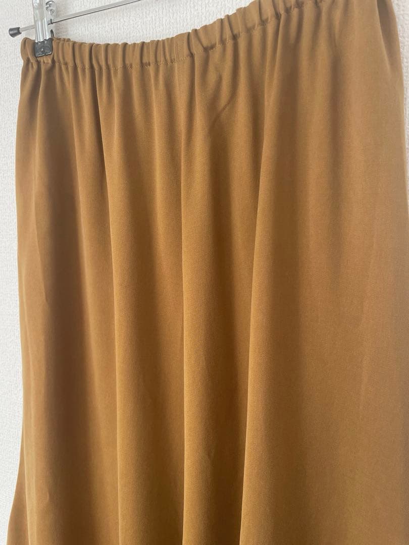 洗える 総ゴム Plage Fibril Slit スカート　38 キャメル