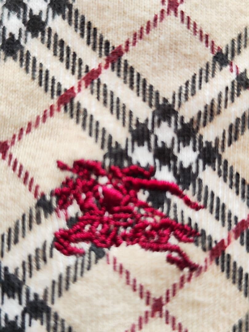 BURBERRY BLUE LABEL バーバリーブルーレーベル ロゴ刺繍 M