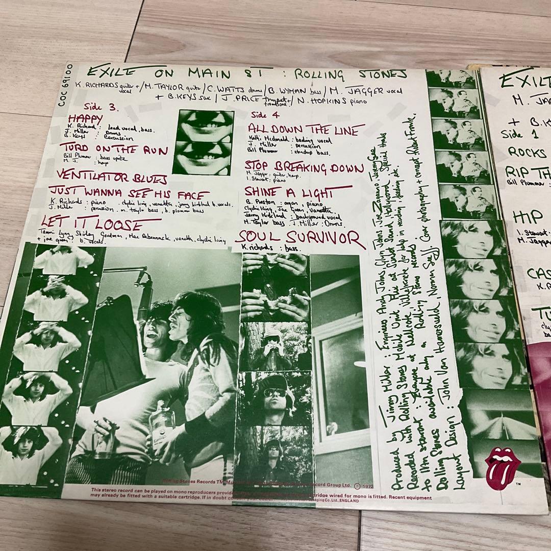 ローリングストーンズ Exile on Main St. UKオリジナルレコード