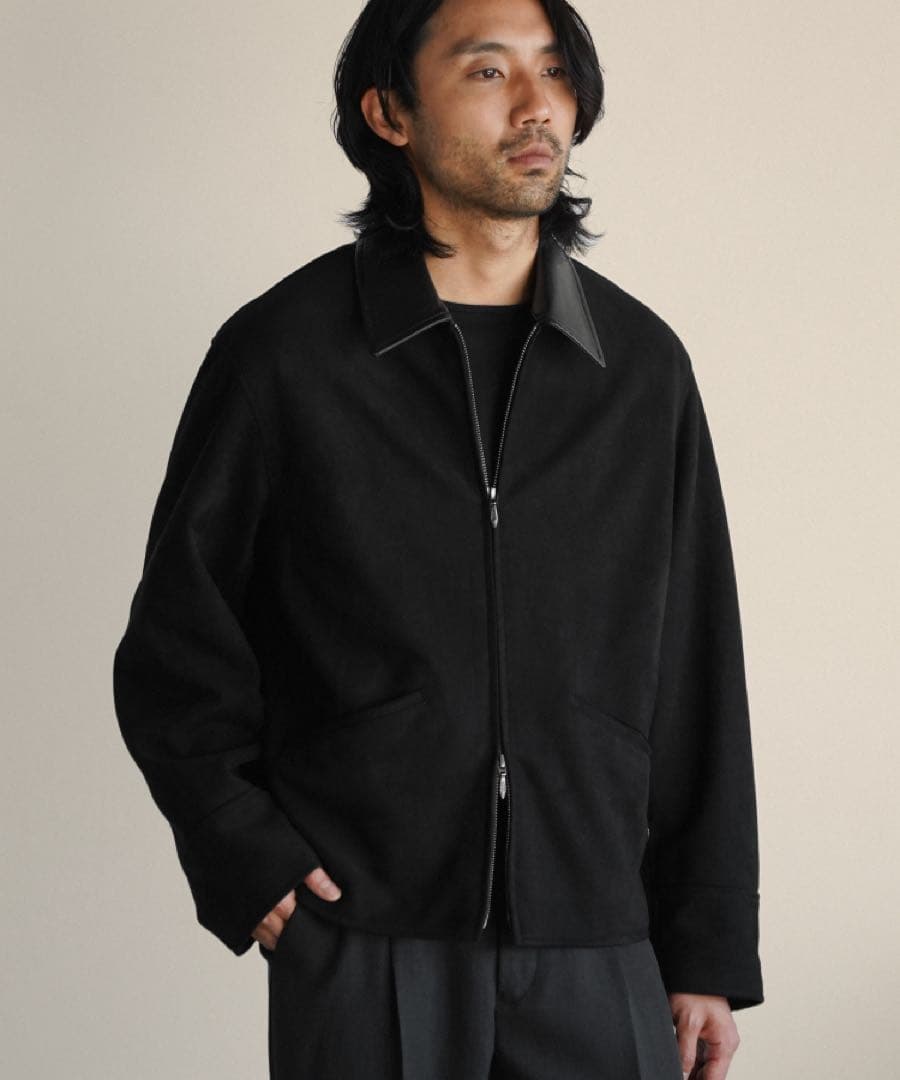 ジャケット・アウター shiun FAUX SUEDE ZIP BLOUSON