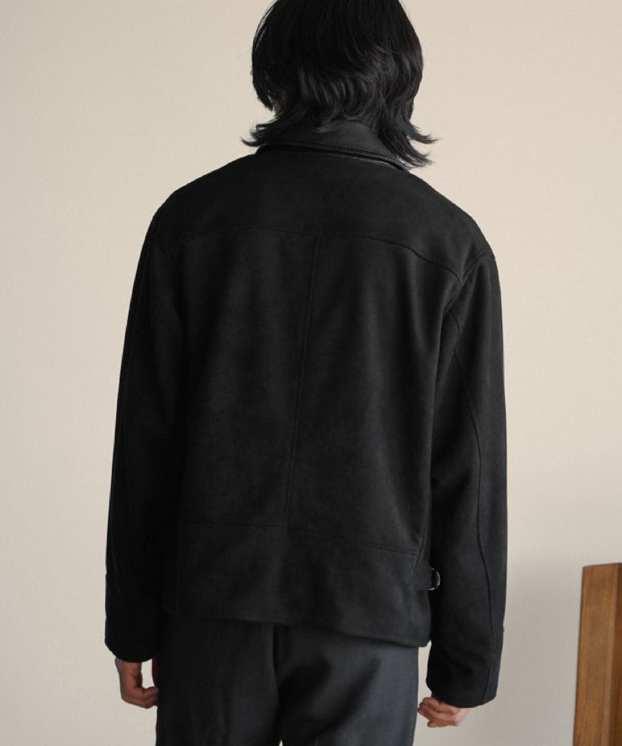 ジャケット・アウター shiun FAUX SUEDE ZIP BLOUSON