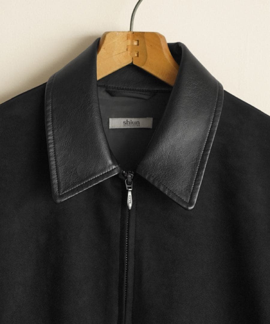 ジャケット・アウター shiun FAUX SUEDE ZIP BLOUSON