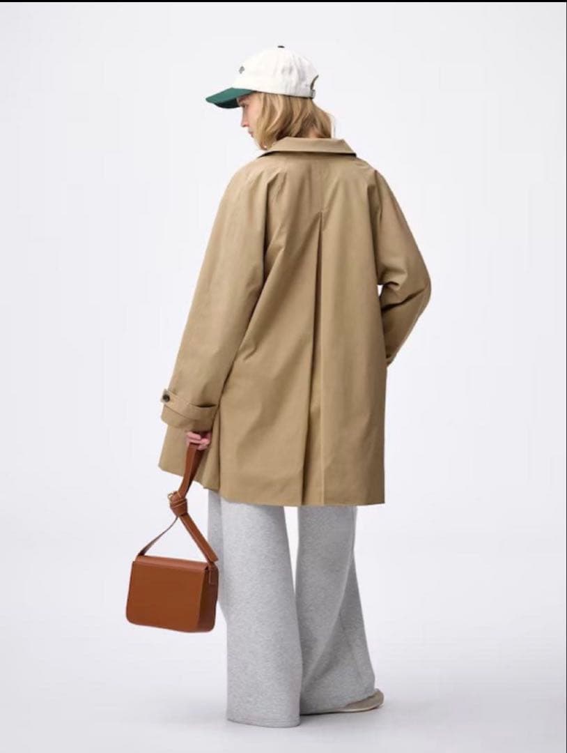 バルマカーンAラインハーフコート　タグ付き　新品　未使用品　S