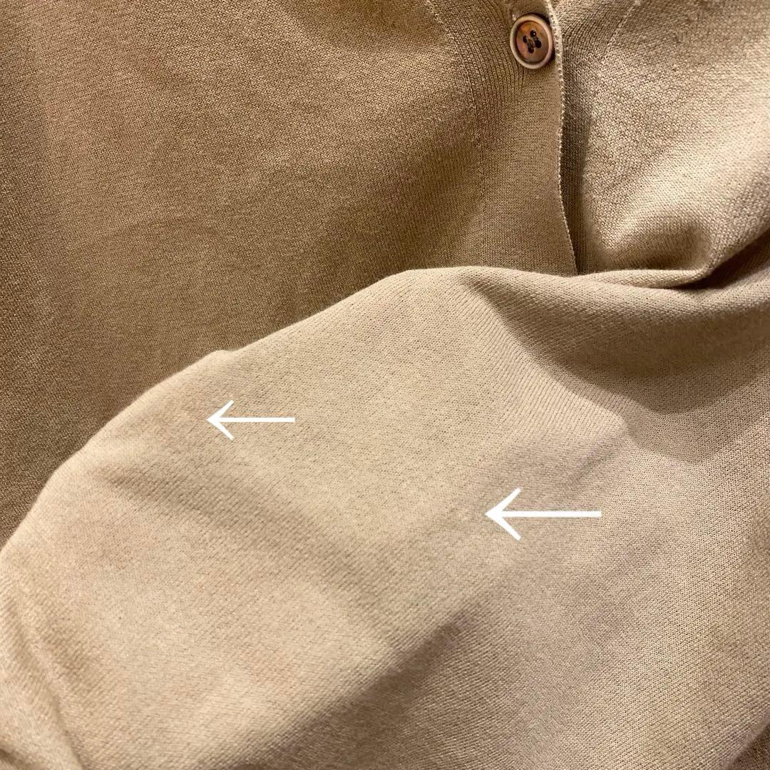 24SS【美品】スピックアンドスパン シルキーヤーンオーバーサイズカーディガン