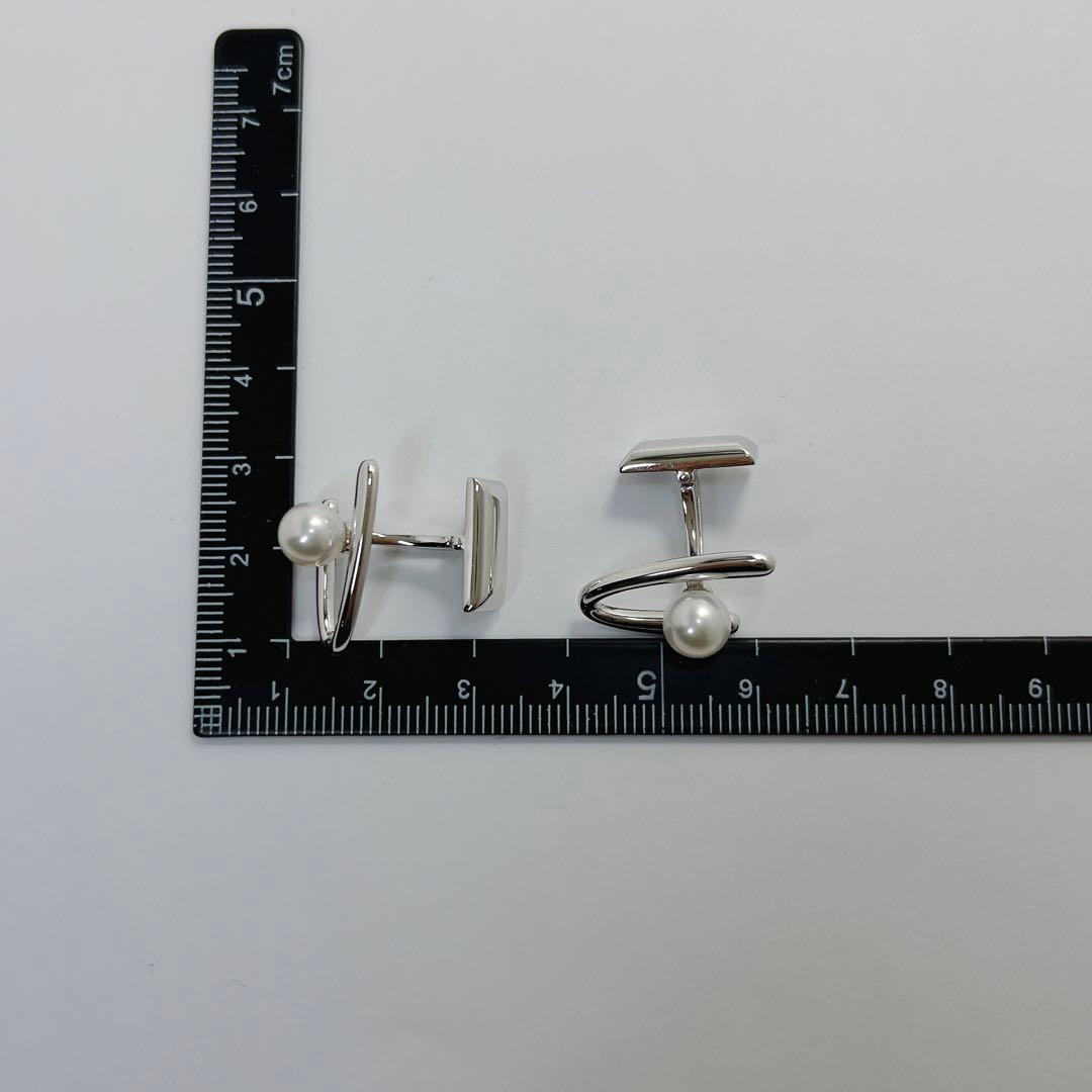 極美品✨MIKIMOT ミキモト　アコヤパール　本真珠　カフス　タイピン　セット