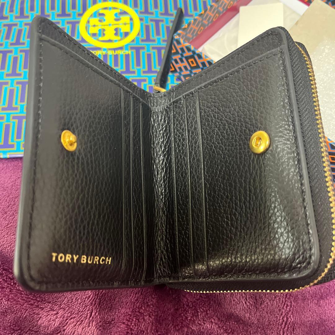 TORY BURCH ブラック二つ折り財布