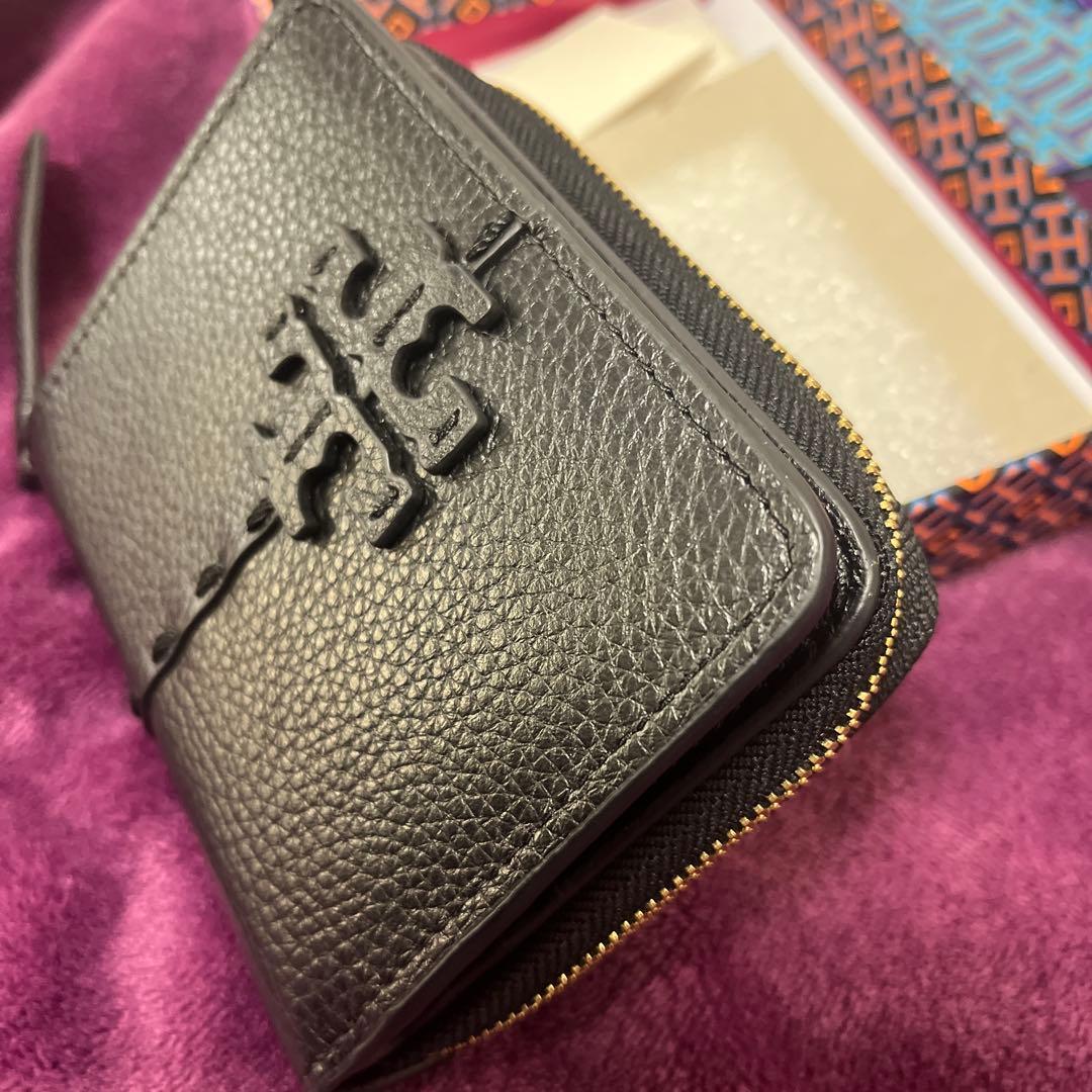 TORY BURCH ブラック二つ折り財布
