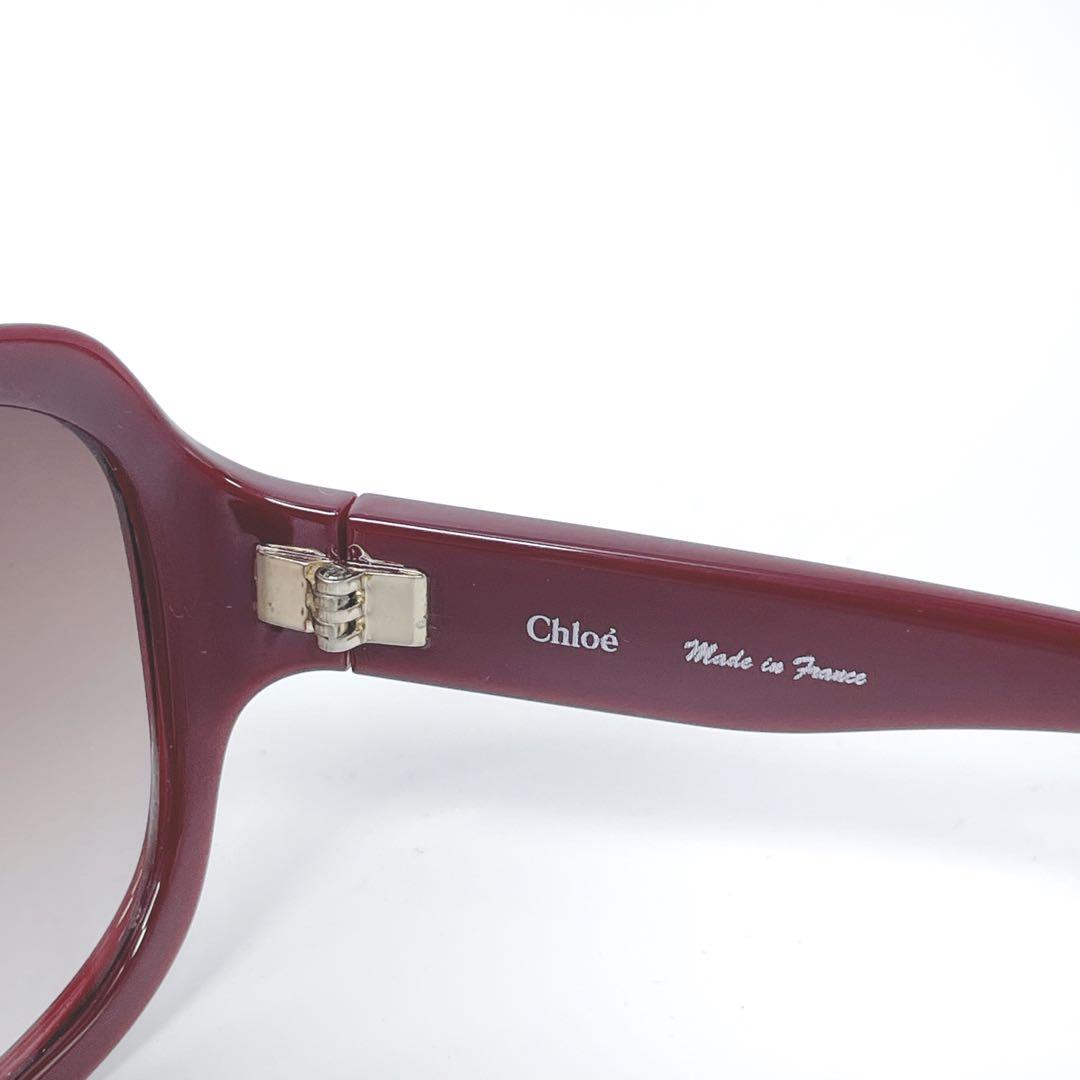 まりこ様:::Chloé クロエ サングラス レッド　バーガンディフランス製