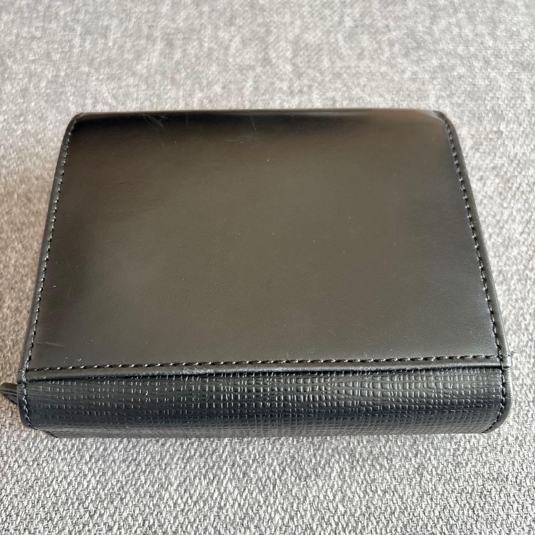【美品】アニエスベー　Agnes b 二つ折り財布　ブラック　レディース