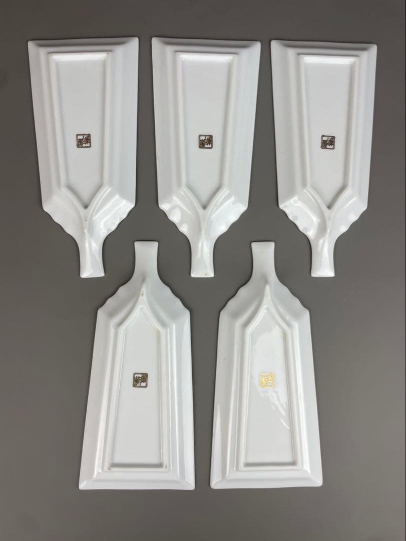 前畑陶器 庫山窯 色絵手まり 羽子板皿 盛皿 飾り皿 金彩古伊万里 正月 金襴手