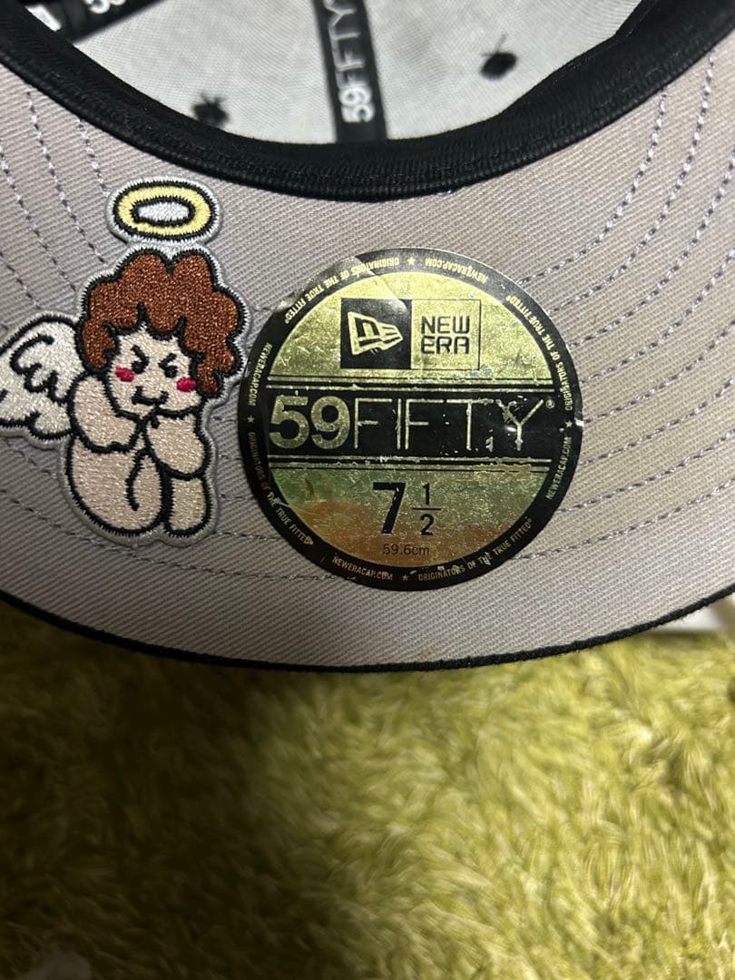 Supreme 59FIFTY キャップ ブラック 7 1/2
