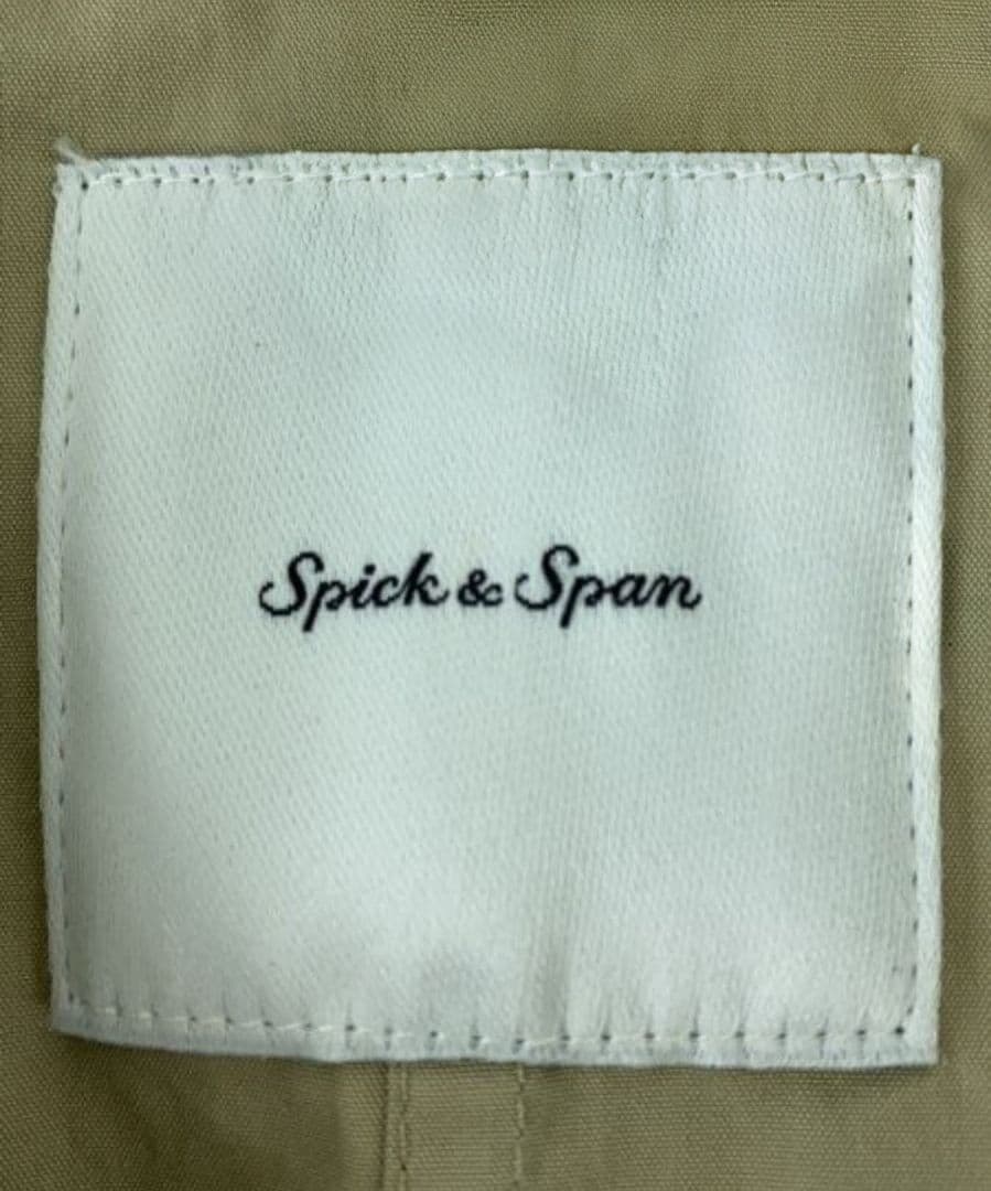 ☆【完売品】Spick&Span C/Nyステンカラーテントコート ベージュ38