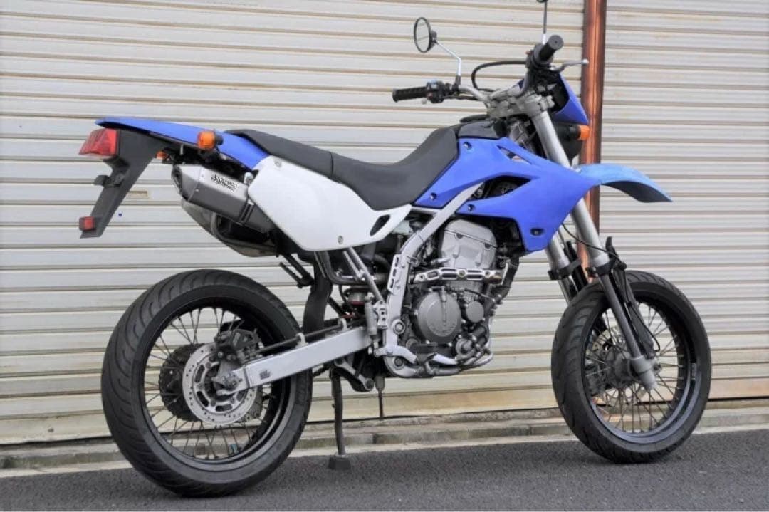専用スリップオンマフラー異形サイレンサー KLX ソリッドDトラッカー250