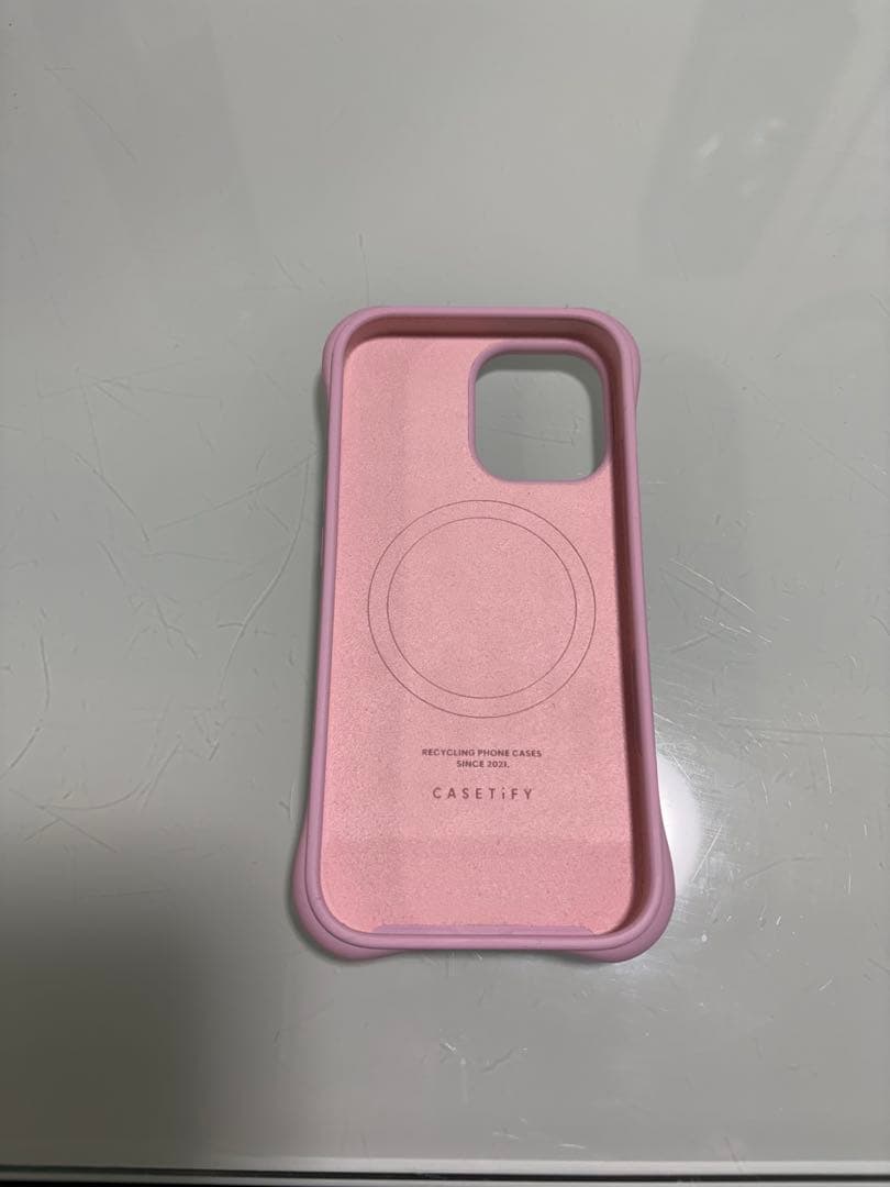 CASETiFY iPhone17ウェーブ シリコンケースプリムローズ ピンク