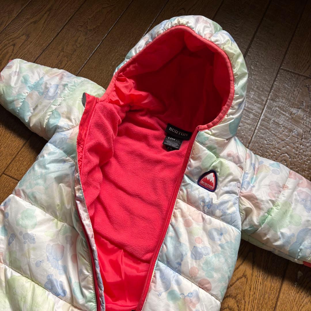 BURTON 12M 80㎝ キッズ ベビー スノーウェア(他ブランド手袋付き)