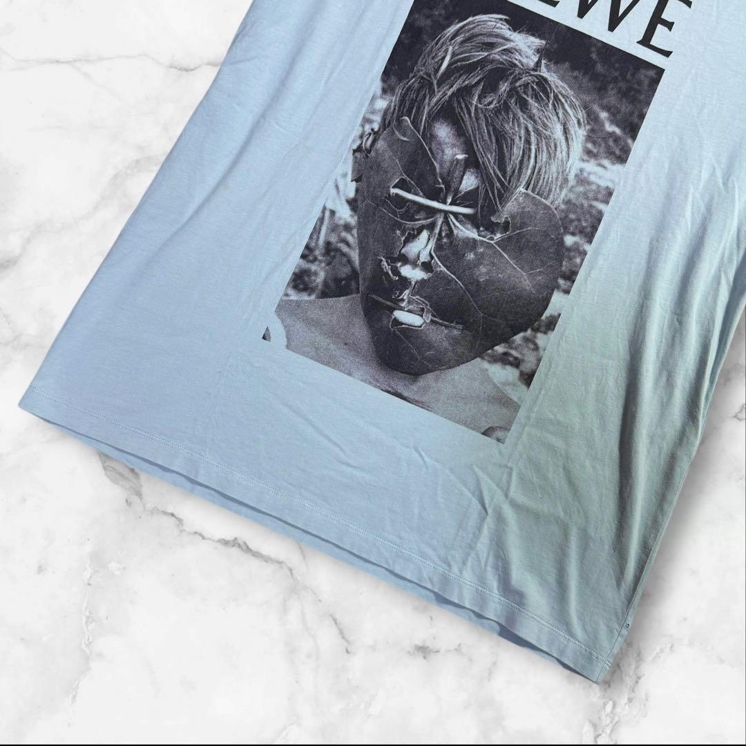 美品✨ LOEWE 半袖Tシャツ 20SS KEN HEYMAN ライトブルー