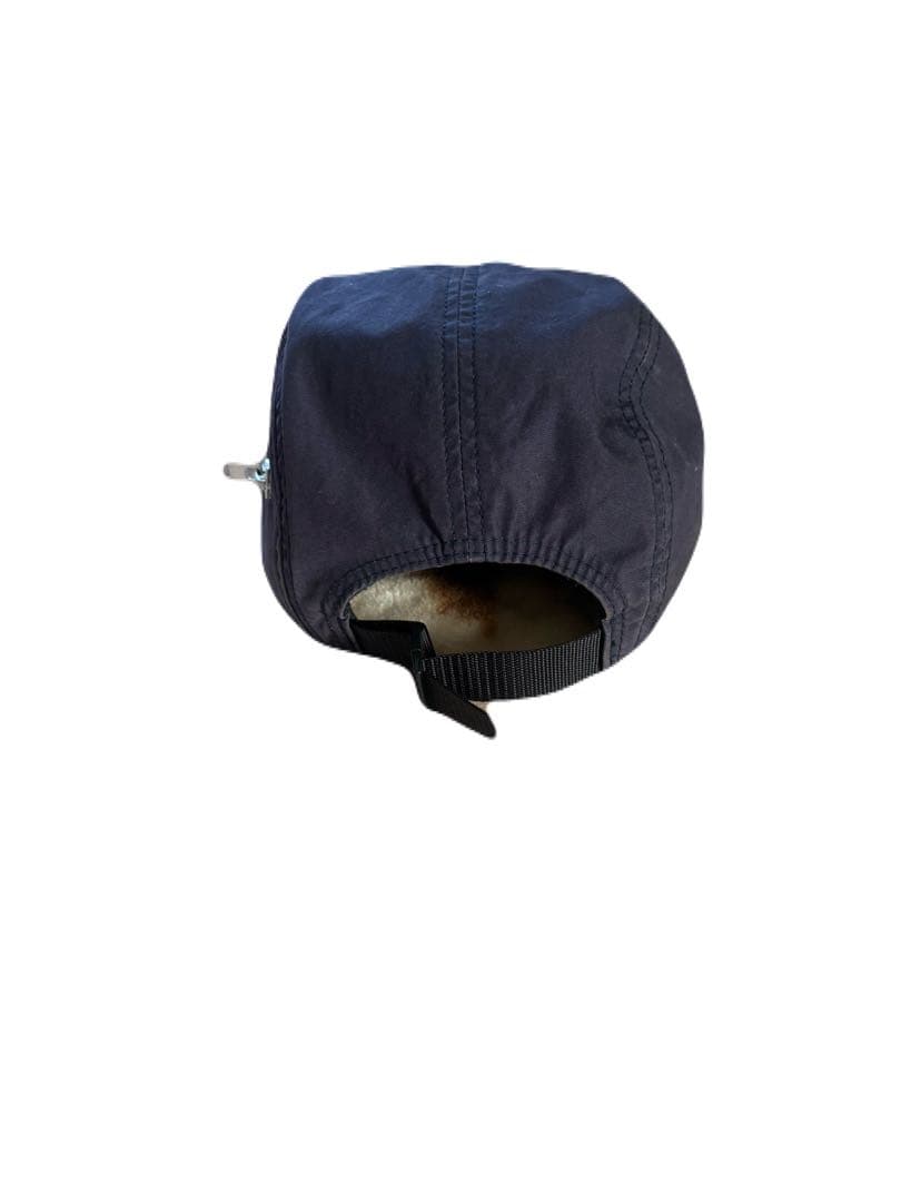 Supreme キャップ ジッパーポケット付き　紺