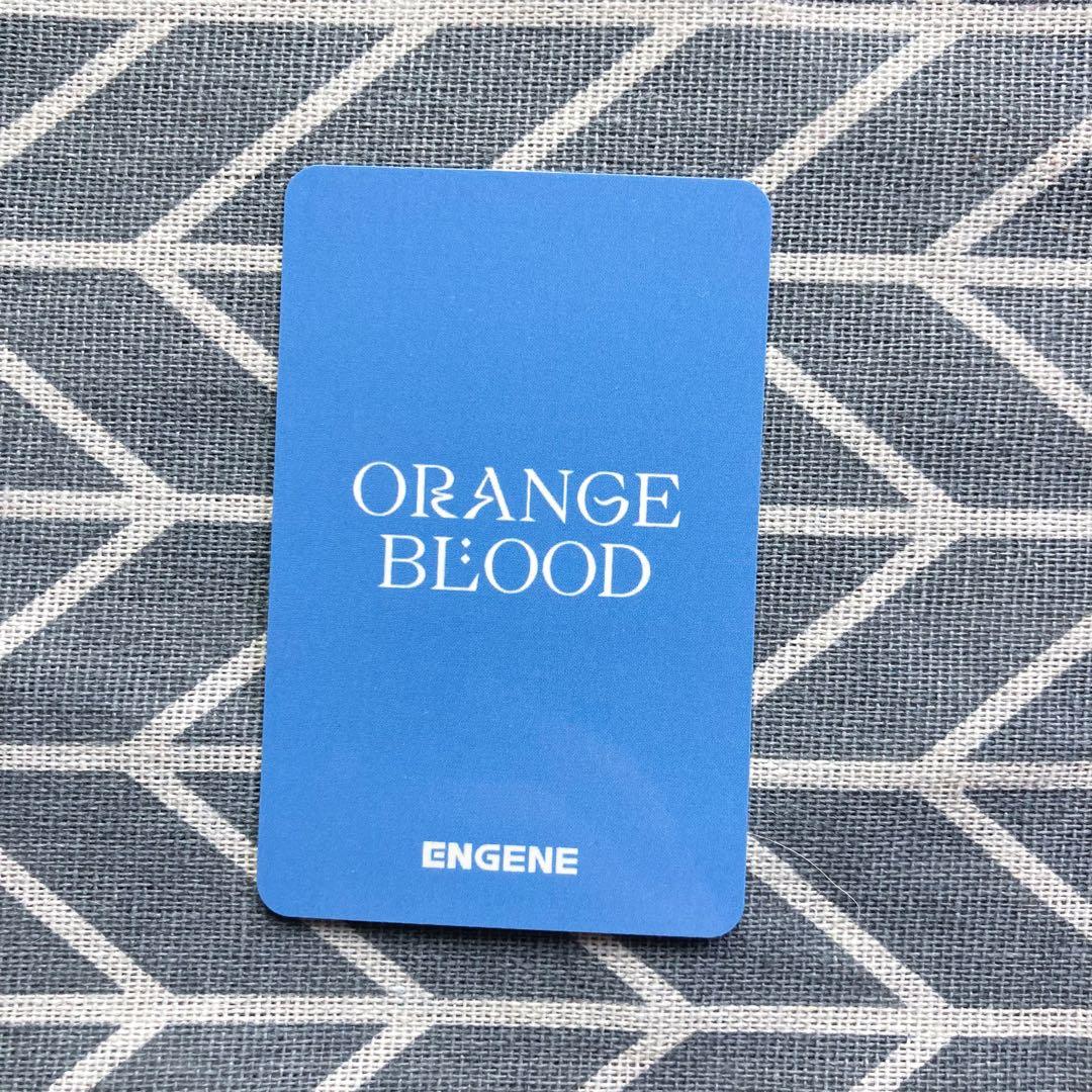 ENHYPEN ORANGE BLOOD ジョンウォン サノク 公開放送 トレカ