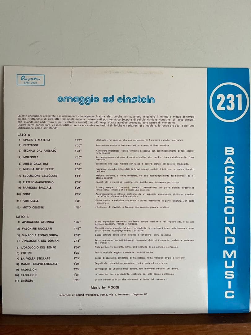 その他 Moggi, Piero Umiliani, Omagio a Einstein