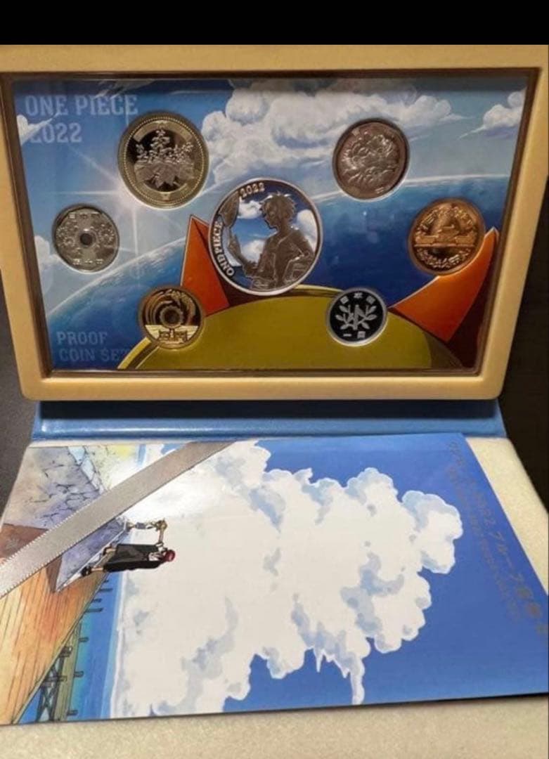 ワンピース　プルーフ貨幣セット　※硬貨は付属しない