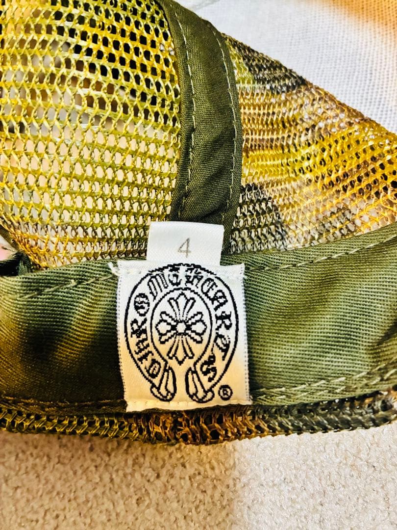 CHROME HEARTS 迷彩 トラッカーキャップ