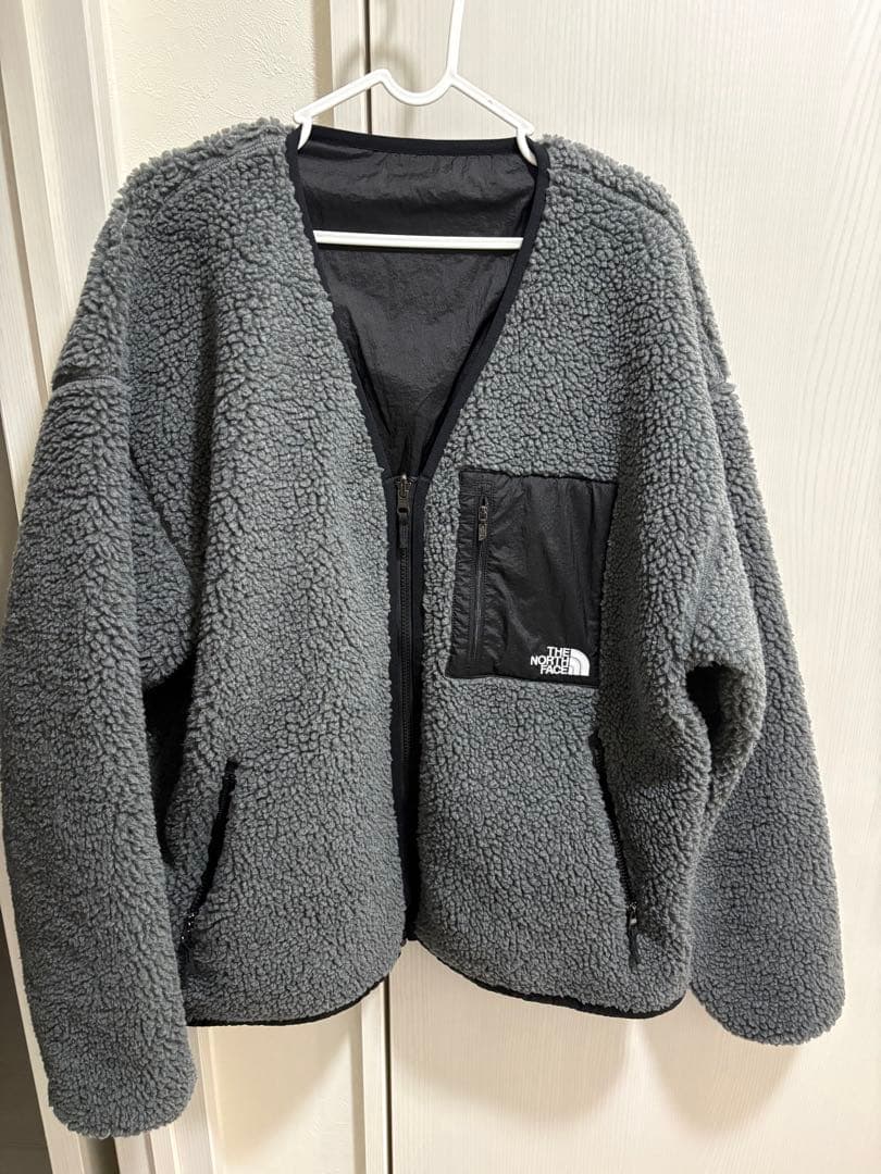 リバーシブルエクストリームパイルカーディガン　XLサイズ