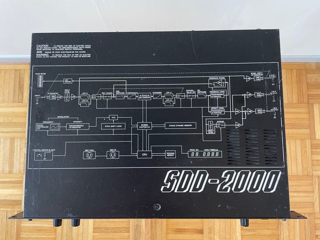 KORG SDD-2000 サンプリングデジタルディレイ