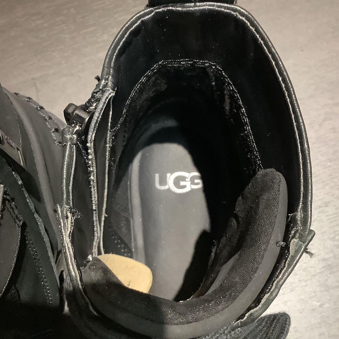 UGG アグ NOE レースアップブーツ ショートブーツ 黒 24cm