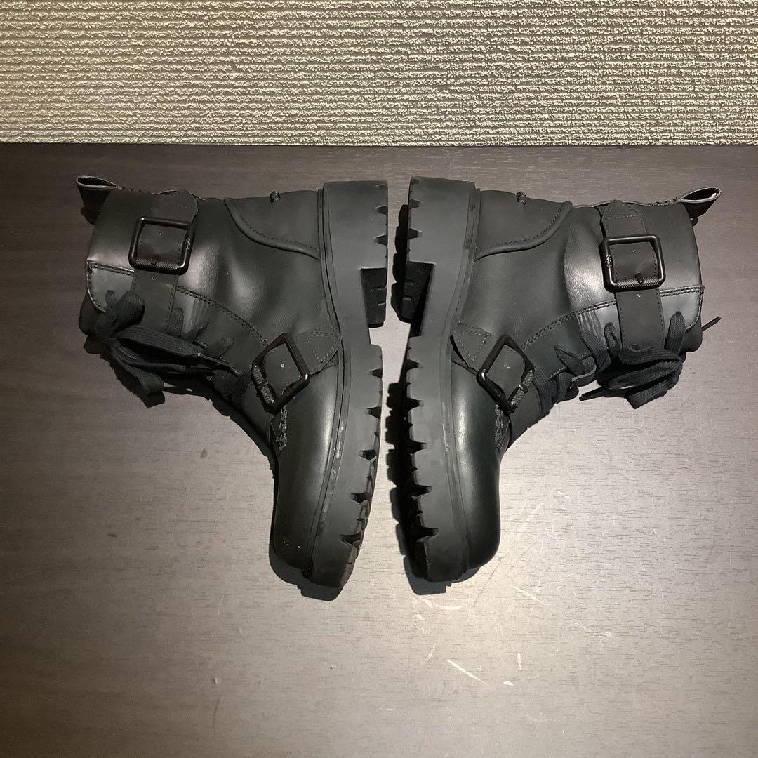 UGG アグ NOE レースアップブーツ ショートブーツ 黒 24cm