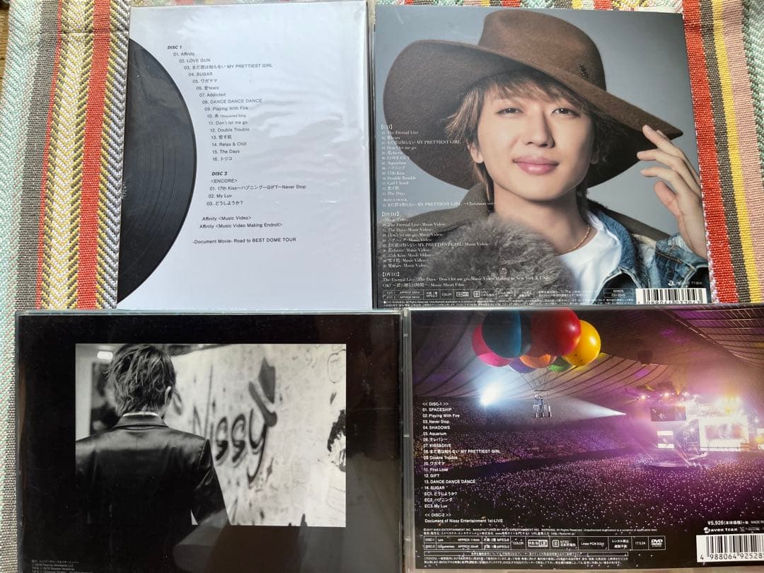 Nissy CD・DVD 4点セット