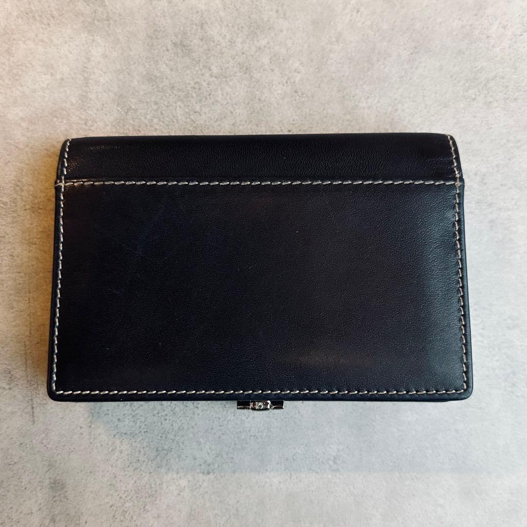 COACH ハンプトンズ　バックル　シグネチャー レザー名刺入れ　パスケース
