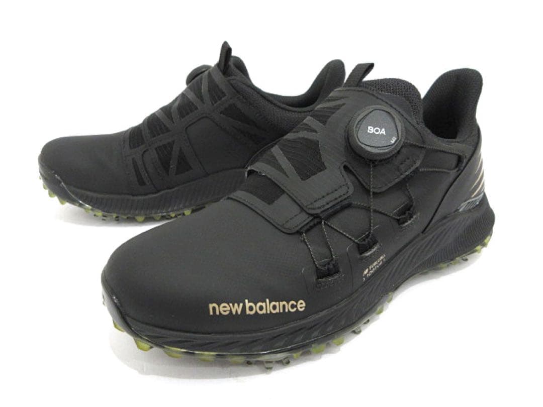 new balance ゴルフシューズ BOA 24cm 黒
