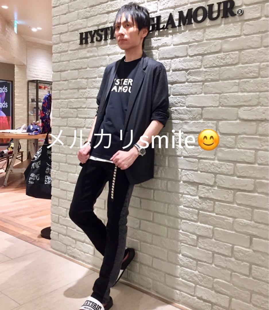 S❤️HYSTERIC GLAMOUR ロゴ ヒステリックグラマー 黒 Tシャツ