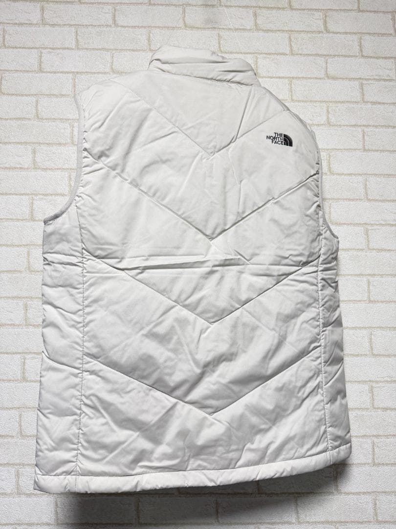 【新品】ザ ノースフェイス SPIRIT V VEST L ホワイト 中綿ベスト