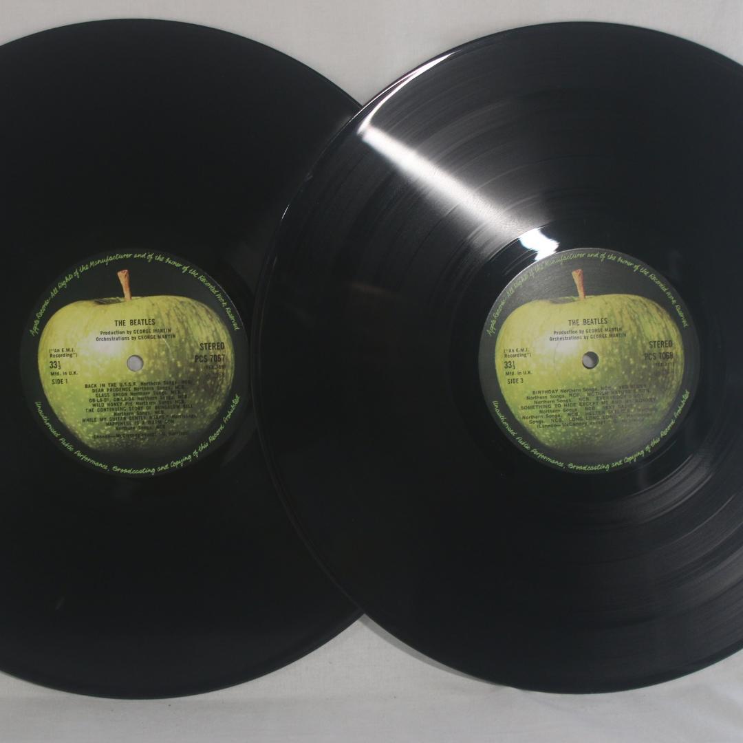 英LP The Beatles White Album UK盤 ステレオ キズ有