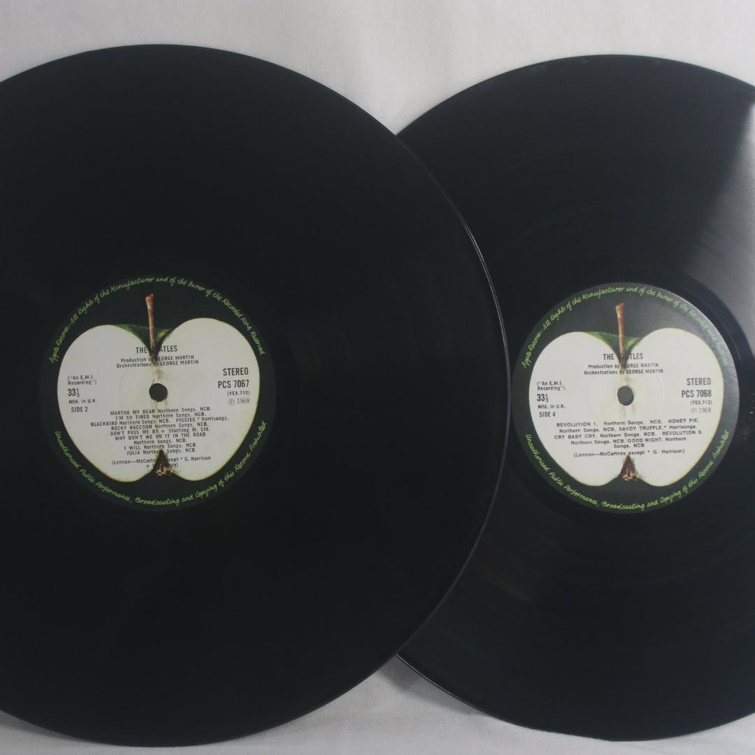 英LP The Beatles White Album UK盤 ステレオ キズ有