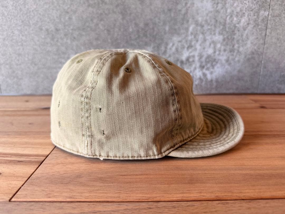 あ*ら様 RRL ダブルアールエル ヘリンボーン ツイル サービス キャップ