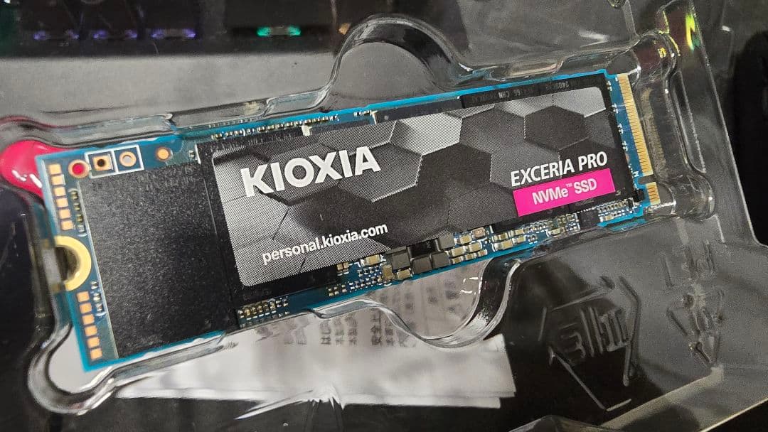 内蔵型SSD kioxia exceria pro 1TB