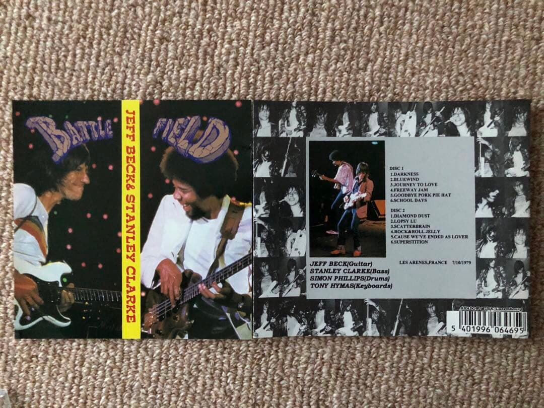 JEFF BECK STANLEY CLARKE 5CD 来日パンフレット