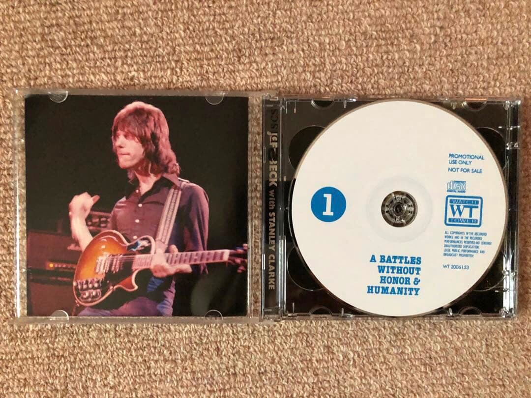 JEFF BECK STANLEY CLARKE 5CD 来日パンフレット