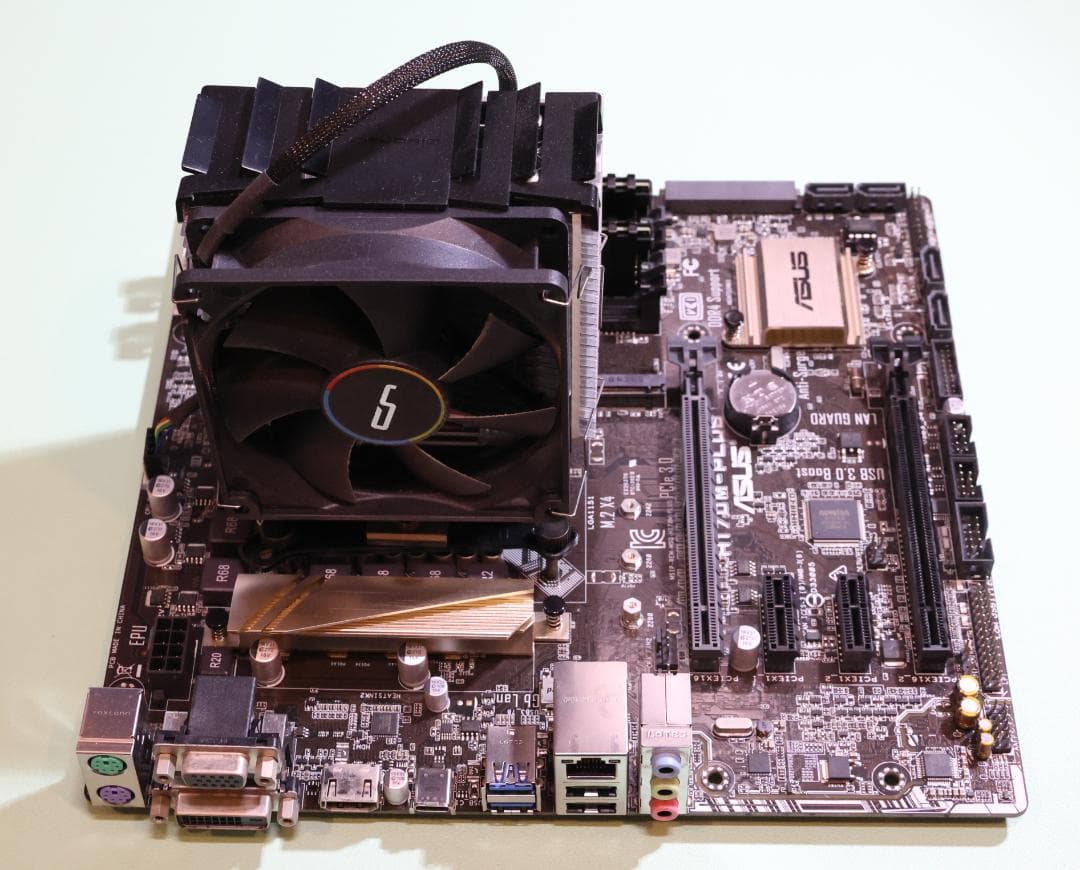 i7 6700K & H170M-PLUS とメモリ、電源セット(ジャンク品)