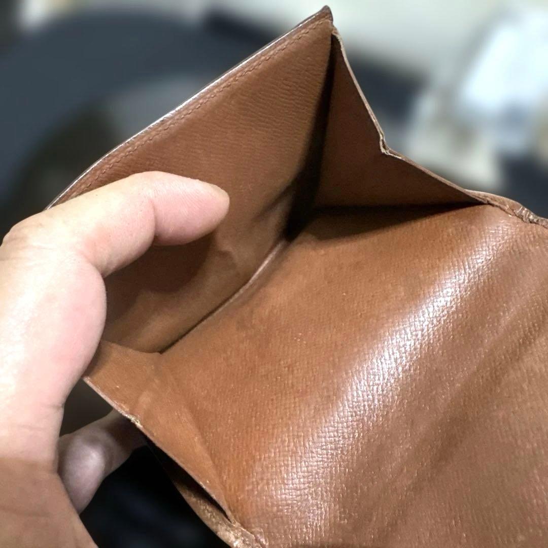 ⑤★在庫セール/良品 ♪モノグラム Wホック折財布